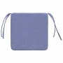 Cojines para asiento 4 pcs Azul jeans 40 x 40 x 3 cm tela