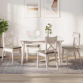 Cojines para asiento 4 pcs Taupé 40 x 40 x 3 cm en Cojines para sillas y sofás | Comprar online en Foro24