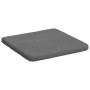 Cojines para asiento 4 pcs Gris oscuro 40 x 40 x 3 cm