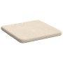 Cojines para asiento 4 pcs Beige 40 x 40 x 3 cm