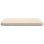 Cojines para asiento 4 pcs Beige 40 x 40 x 3 cm