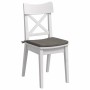 Cojines para asiento 4 pcs Gris Claro 40 x 40 x 3 cm