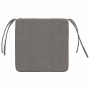 Cojines para asiento 4 pcs Gris Claro 40 x 40 x 3 cm