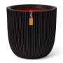 Capi Groove Blumentopf schwarz 43x41 cm von Capi, Töpfe und Pflanzgefäße - Ref: Foro24-445489, Preis: 96,26 €, Rabatt: %