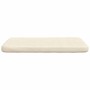 Cojines para asiento 4 pcs Crema 40 x 40 x 3 cm Tela de pana