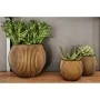 Capi Set of 3 round Groove vases in gold by Capi, Pots and planters - Ref: Foro24-445502, Price: 38,20 €, Discount: %