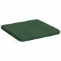 Cojines para asiento 4 pcs Verde oscuro 40 x 40 x 3 cm