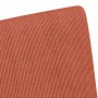Sillas de comedor con ruedas 2 pcs Rojo naranja 57 x 66 x 94 cm