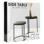 H&S Collection Set de mesas auxiliares 2 pzas superficie madera
