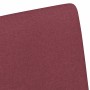 Sillas de comedor 2 pcs Rojo vino tinto 57 x 66 x 94 cm tela