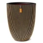 Capi Elegant Groove Vase schwarz und gold 34x46 cm von Capi, Töpfe und Pflanzgefäße - Ref: Foro24-445494, Preis: 91,63 €, Rab...