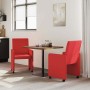Sillas de Comedor con Ruedas 2 pcs Rojo 57 x 66 x 94 cm en Sillas de comedor | Comprar online en Foro24