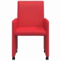 Sillas de Comedor con Ruedas 2 pcs Rojo 57 x 66 x 94 cm en Sillas de comedor | Comprar online en Foro24