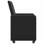 Sillas de comedor 2 pcs Negro 57 x 66 x 94 cm Cuero sintético