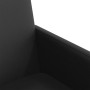 Sillas de comedor 2 pcs Negro 57 x 66 x 94 cm Cuero sintético