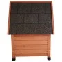 @Pet XL Katzen-Außenhaus, braunes Holz, 68,5 x 54 x 51,5 cm von @Pet, Katzenmöbel - Ref: Foro24-446807, Preis: 98,07 €, Rabat...