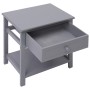 Bedside tables 2 units gray Paulownia wood 40x29x42cm by vidaXL, Nightstands - Ref: Foro24-284051, Price: 64,70 €, Discount: %