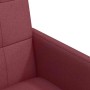 Sillas de comedor 2 pcs Rojo vino tinto 58 x 65 x 94 cm tela