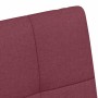 Sillas de comedor 2 pcs Rojo vino tinto 58 x 65 x 94 cm tela