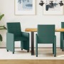 Sillas de comedor 2 pcs Verde oscuro 58 x 65 x 94 cm tela