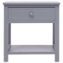 Bedside tables 2 units gray Paulownia wood 40x29x42cm by vidaXL, Nightstands - Ref: Foro24-284051, Price: 64,70 €, Discount: %