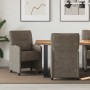 Sillas de Comedor con Ruedas 2 pcs Gris oscuro 57 x 67 x 95 cm en Sillas de comedor | Comprar online en Foro24