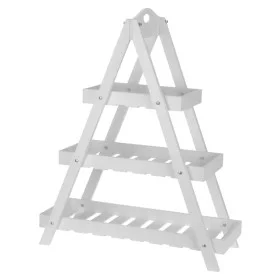 ProGarden Dreistufiges dreieckiges Regal MDF weiß von ProGarden, Topfständer - Ref: Foro24-442202, Preis: 45,73 €, Rabatt: %