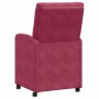 Sillas de comedor 2 pcs Rojo vino tinto 58 x 67 x 97 cm