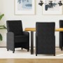 Sillas de comedor 2 pcs Negro 58 x 67 x 97 cm Terciopelo