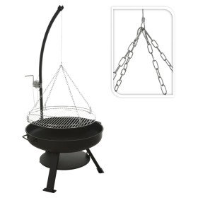ProGarden Brasero con barbacoa VAGGAN 60 cm de ProGarden, Chimeneas - Ref: Foro24-446779, Precio: 181,35 €, Descuento: %