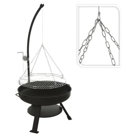 ProGarden VAGGAN brazier with barbecue 60 cm by ProGarden, Chimneys - Ref: Foro24-446779, Price: 178,06 €, Discount: %
