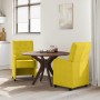 Sillas de comedor 2 pcs Amarillo 58 x 67 x 97 cm Terciopelo