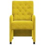 Sillas de comedor 2 pcs Amarillo 58 x 67 x 97 cm Terciopelo
