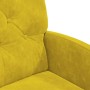 Sillas de comedor 2 pcs Amarillo 58 x 67 x 97 cm Terciopelo