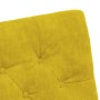 Sillas de comedor 2 pcs Amarillo 58 x 67 x 97 cm Terciopelo
