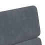 Sillas de comedor 2 pcs Gris oscuro 58 x 65 x 98 cm Terciopelo