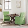 Sillas de comedor 2 pcs Verde claro 58 x 65 x 98 cm Terciopelo