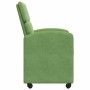 Sillas de comedor 2 pcs Verde claro 58 x 65 x 98 cm Terciopelo