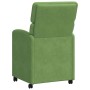 Sillas de comedor 2 pcs Verde claro 58 x 65 x 98 cm Terciopelo