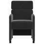 Sillas de comedor 2 pcs Negro 58 x 65 x 98 cm Terciopelo