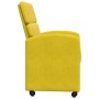 Sillas de comedor 2 pcs Amarillo 58 x 65 x 98 cm Terciopelo