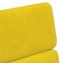 Sillas de comedor 2 pcs Amarillo 58 x 65 x 98 cm Terciopelo
