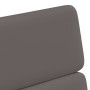 Sillas de comedor 2 pcs Gris 58 x 65 x 98 cm Cuero sintético