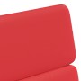 Sillas de comedor 2 pcs Rojo 58 x 65 x 98 cm Cuero sintético