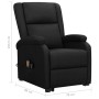 Sillón de masaje elevable cuero sintético negro de vidaXL, Sillones de masaje eléctricos - Ref: Foro24-329692, Precio: 235,61...