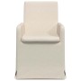Sillas de comedor con ruedas 2 pcs Beige 57 x 67 x 95 cm Lino en Sillas de comedor | Comprar online en Foro24