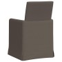 Sillas de comedor 2 pcs Gris claro 57 x 67 x 95 cm Lino