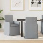 Sillas de comedor 2 pcs Gris claro 57 x 67 x 95 cm tela en Sillas de comedor | Comprar online en Foro24
