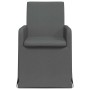 Sillas de comedor 2 pcs Gris oscuro 57 x 67 x 95 cm tela en Sillas de comedor | Comprar online en Foro24