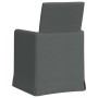 Sillas de comedor 2 pcs Gris oscuro 57 x 67 x 95 cm tela en Sillas de comedor | Comprar online en Foro24